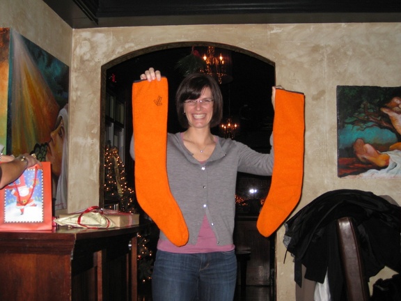 11 Erynn Orange JL Socks
